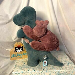 Jellycat Smudge Hippo Backpack